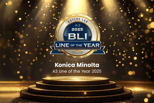 Konica Minolta vince l’A3 Line of the Year 2025
