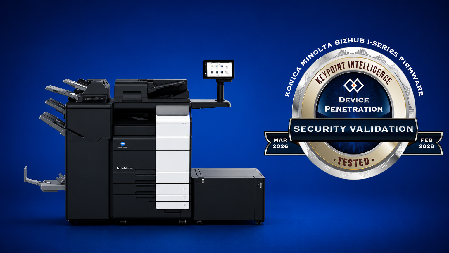 km giusta Konica Minolta bizhub i-Series ottiene il premio per la sicurezza
